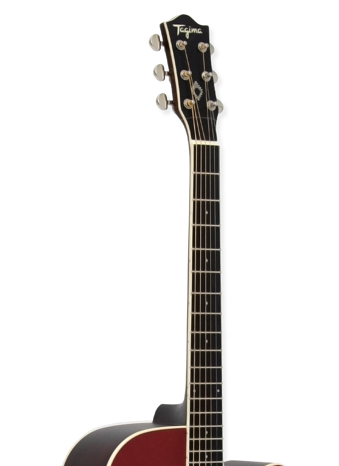 TAGIMA | GUITARRA ELECTROACÚSTICA. ANDES. SERIE LATAM COLOR LAKE CANDY APPLE SATIN