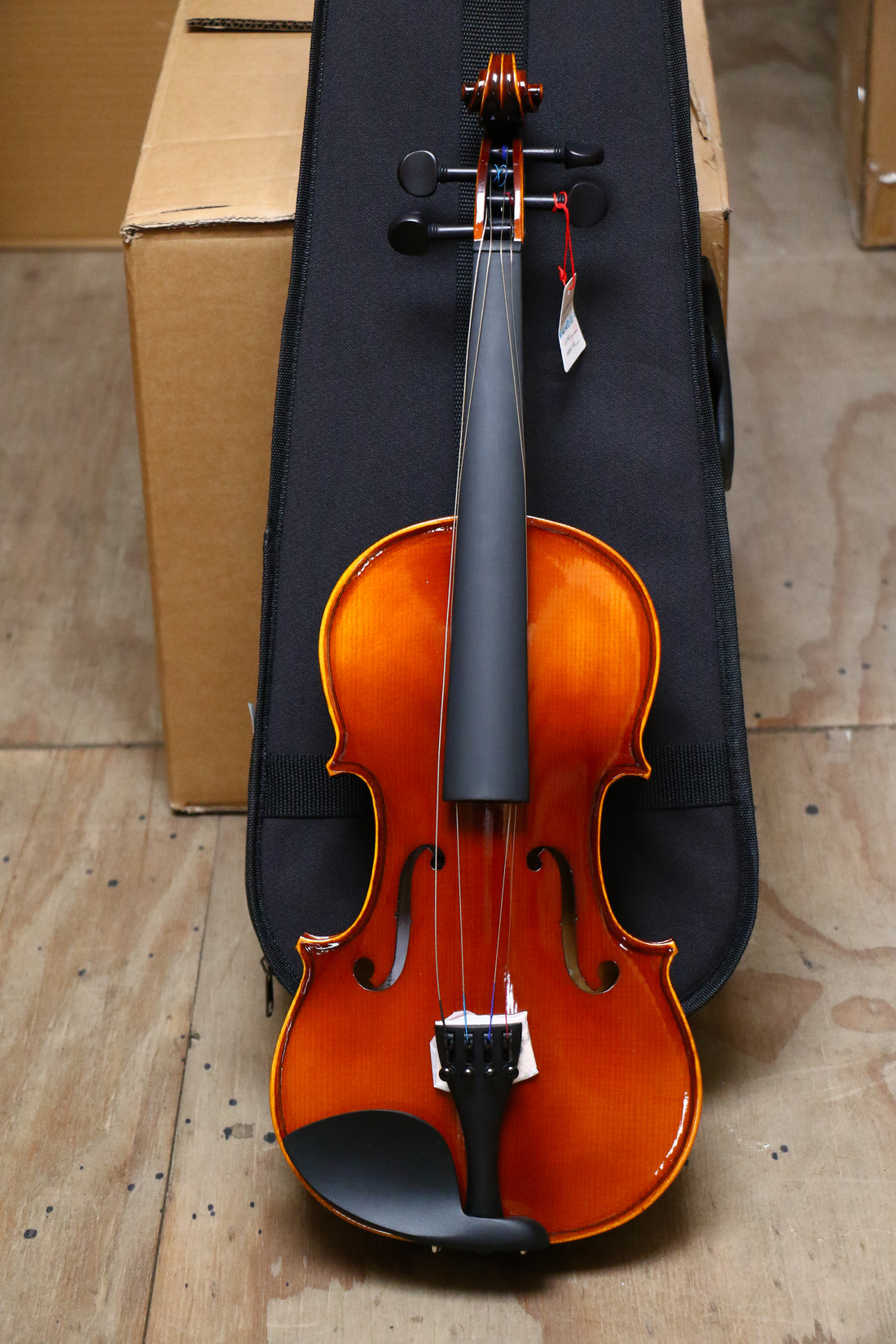 PARIS | VIOLÍN CON TAPA MACIZA DE ABETO, ACABADO MATE EN COLOR NATURAL Y PARTES DE ÉBANO. 4/4