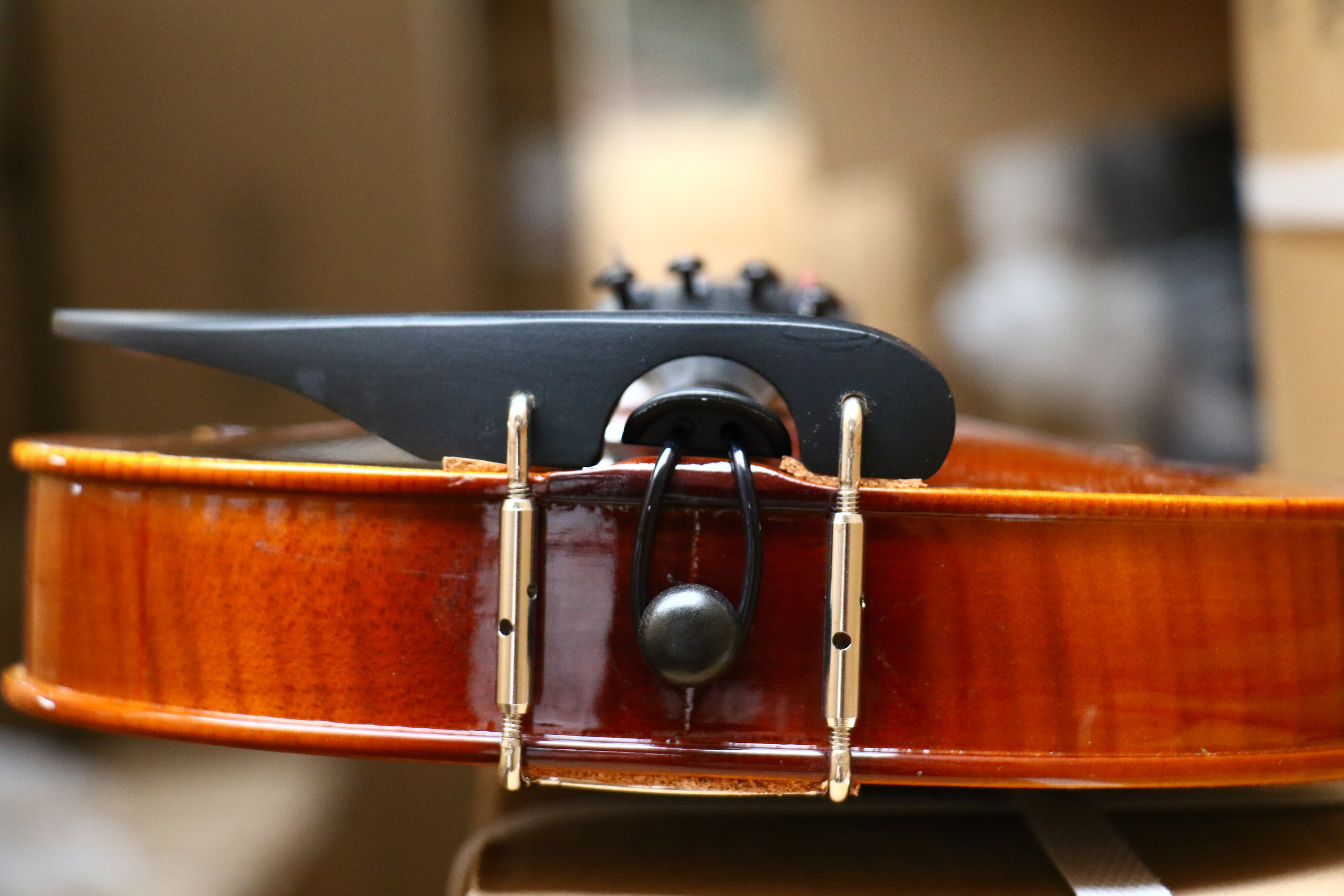 PARIS | VIOLÍN CON TAPA MACIZA DE ABETO, ACABADO MATE EN COLOR NATURAL Y PARTES DE ÉBANO. 4/4