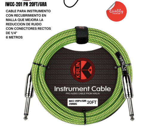 KIRLIN | CABLE VERDE 6 METROS