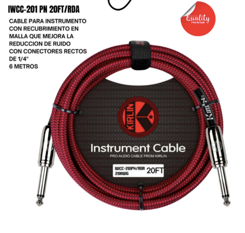 KIRLIN | CABLE ROJO 6 METROS