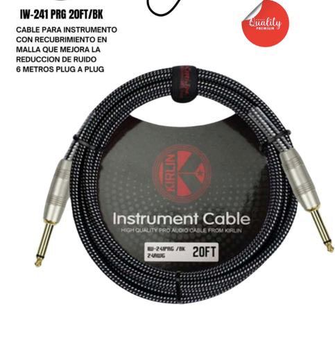 KIRLIN | CABLE NEGRO 6 METROS