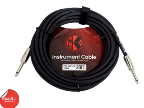 KIRLIN | CABLE NEGRO LISO FLEXIBLE DE 6 METROS