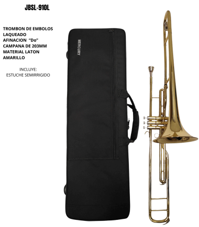 MERCURY | TROMBON DE EMBOLOS EN TONO DE DO LAQUEADO