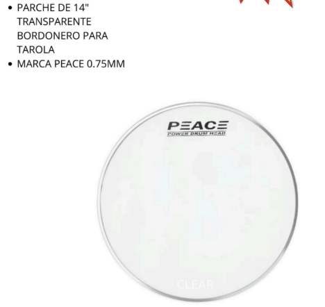 PEACE | PARCHE DE 14