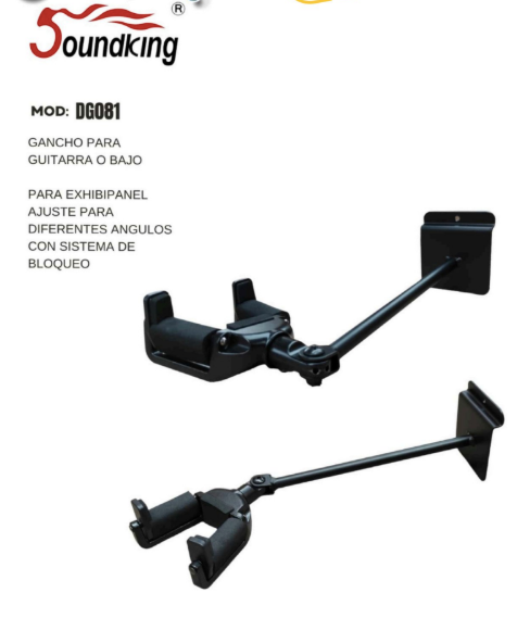 SOUNDKING | SOPORTE DE EXHIBIPANEL PARA GUITARRA