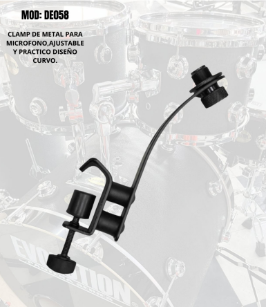 SOUNDKING | CLAMP DE METAL PARA MICROFONO
