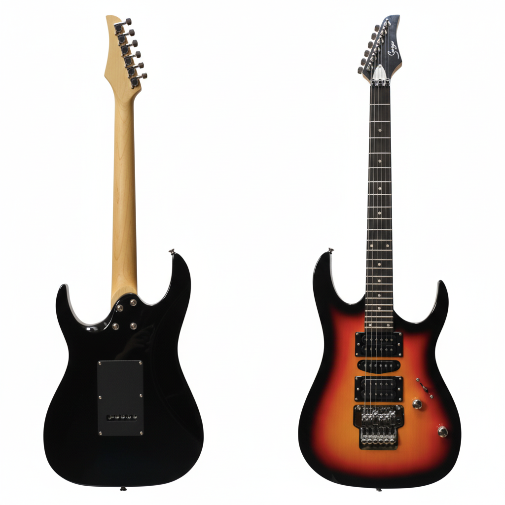 SMIGER | GUITARRA ELÉCTRICA FLOYD ROSE DE 22 TRASTES S-G5-3TS
