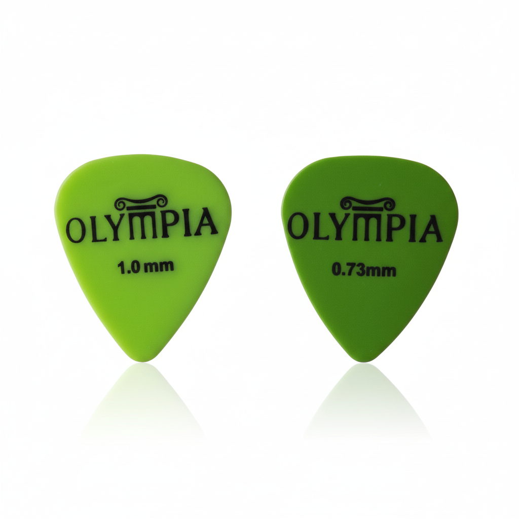 OLYMPIA | PLUMILLAS TIPO TORTEX EN FORMA DE GOTA, COLOR VERDE, 0.73MM. PAQUETE DE 20 PIEZAS.