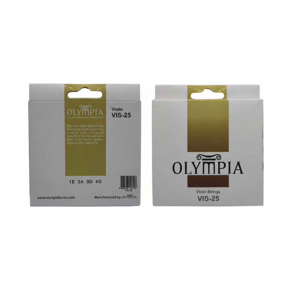 OLYMPIA | CUERDAS PARA VIOLÍN DE NÍQUEL PLATEADO, CALIBRE REGULAR