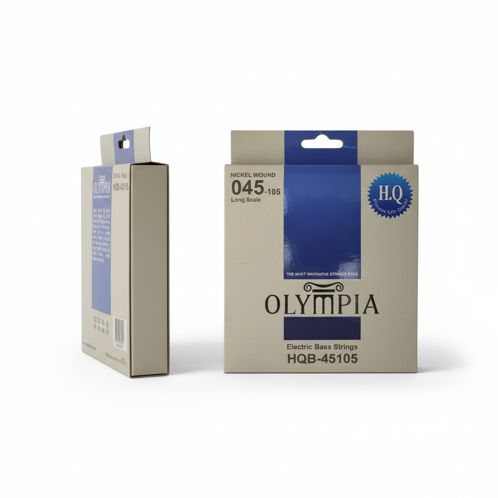 OLYMPIA | ENCORDADURA PARA BAJO ELECTRICO 4 CUERDAS .045-.105