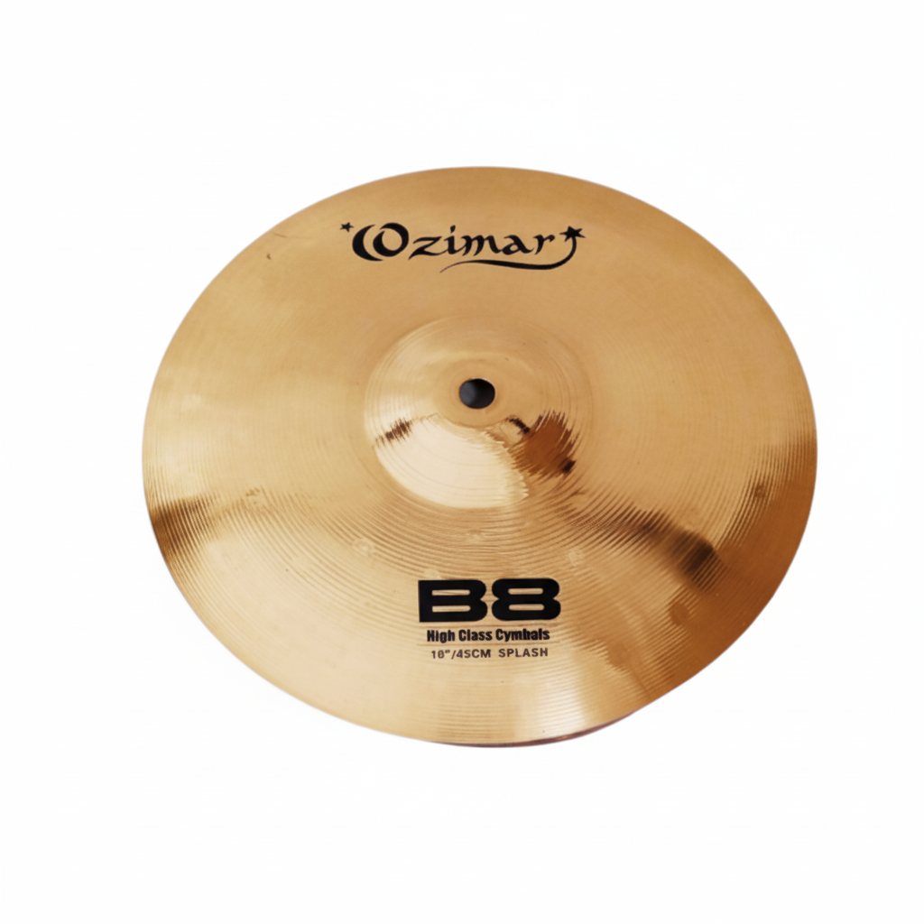 OZIMAR | PLATILLO MARCA OZIMAR TIPO SPLASH 10" SERIE B8: ALEACIÓN DE 92% COBRE Y 8% ESTAÑO