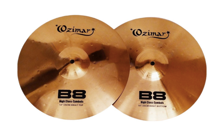 OZIMAR | PLATILLOS MARCA OZIMAR TIPO HIT-HATS 14" SERIE B8