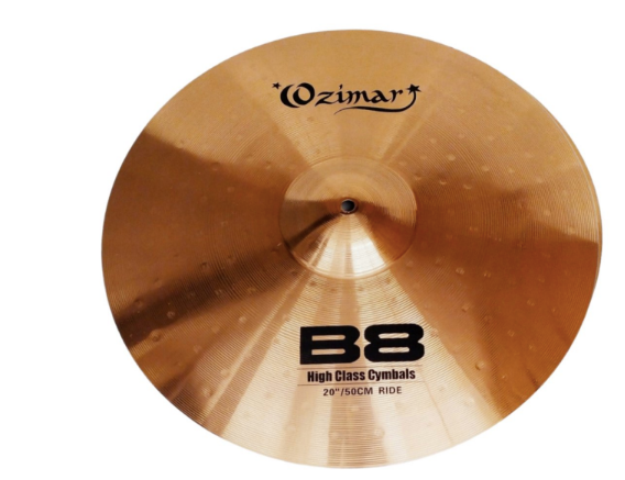 OZIMAR | PLATILLO MARCA OZIMAR TIPO RIDE 20" SERIE B8: ALEACIÓN DE 92% COBRE Y 8% ESTAÑO