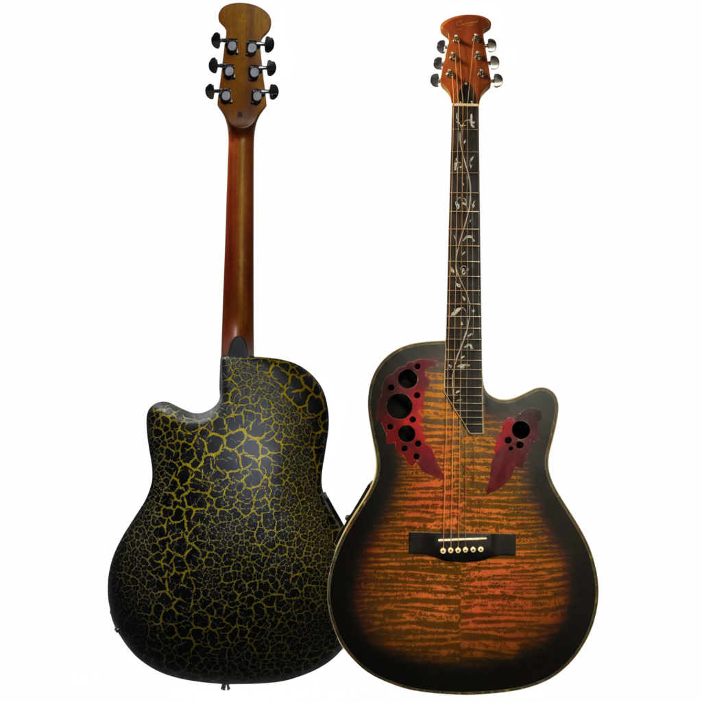 SMIGER | GUITARRA ELECTROACÚSTICA ESTILO OVATION DE 40 PULGADAS