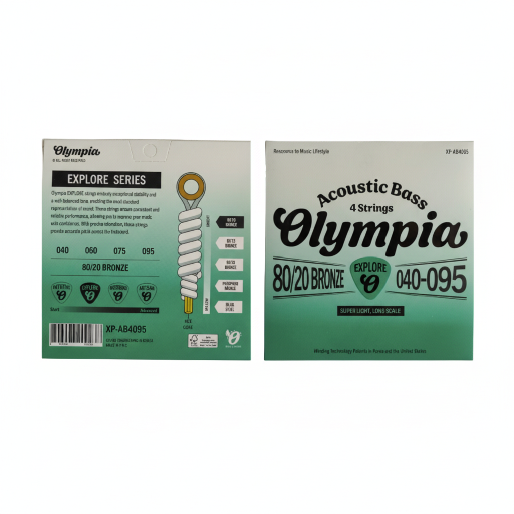 OLYMPIA | CUERDAS PARA BAJO ACUSTICO, 80/20BRZ 040-095