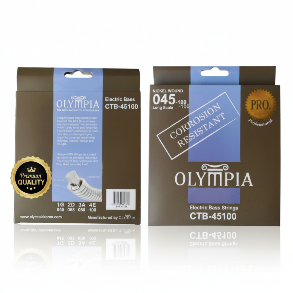 OLYMPIA | CUERDAS PARA BAJO ELÉCTRICO .045-100