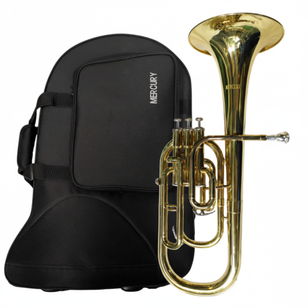 MERCURY | SAXO ALTO (MIb) NICKELADO CON ESTUCHE SEMIRRIGIDO