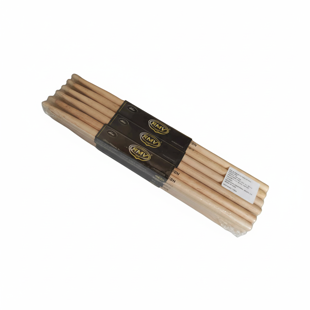 FLEET MUSIC | BAQUETAS DE MAPLE COLOR NEGRO 2BN PUNTA DE NYLON D:13MM