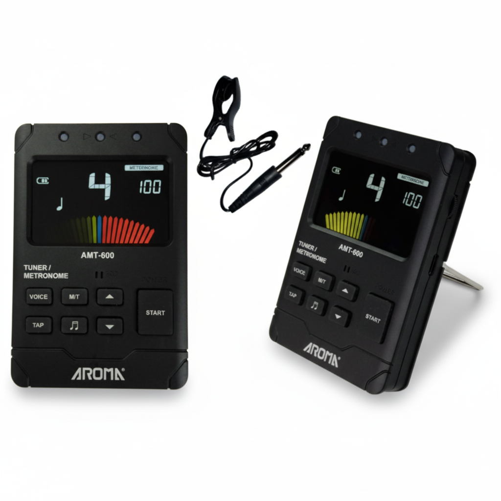 AROMA | METRÓNOMO 3 EN 1 PARA INSTRUMENTOS DE CUERDA Y VIENTO