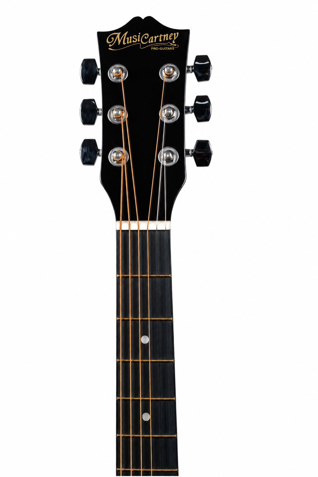Musicartney guitarra electroacústica CG-851 slim cuerdas de metal color natural