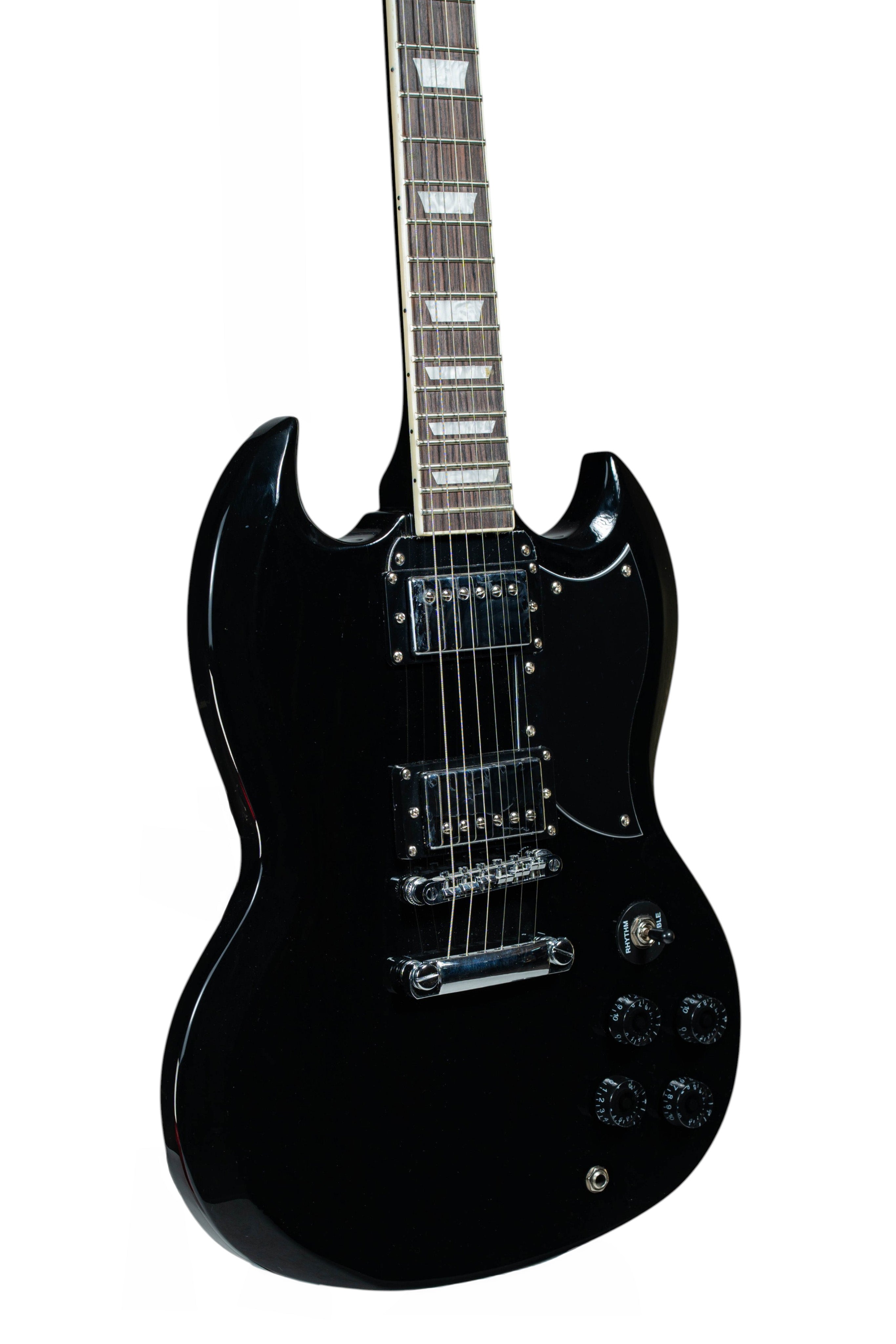 MUSICARTNEY | GUITARRA ELÉCTRICA E-SG NEGRO BRILLANTE