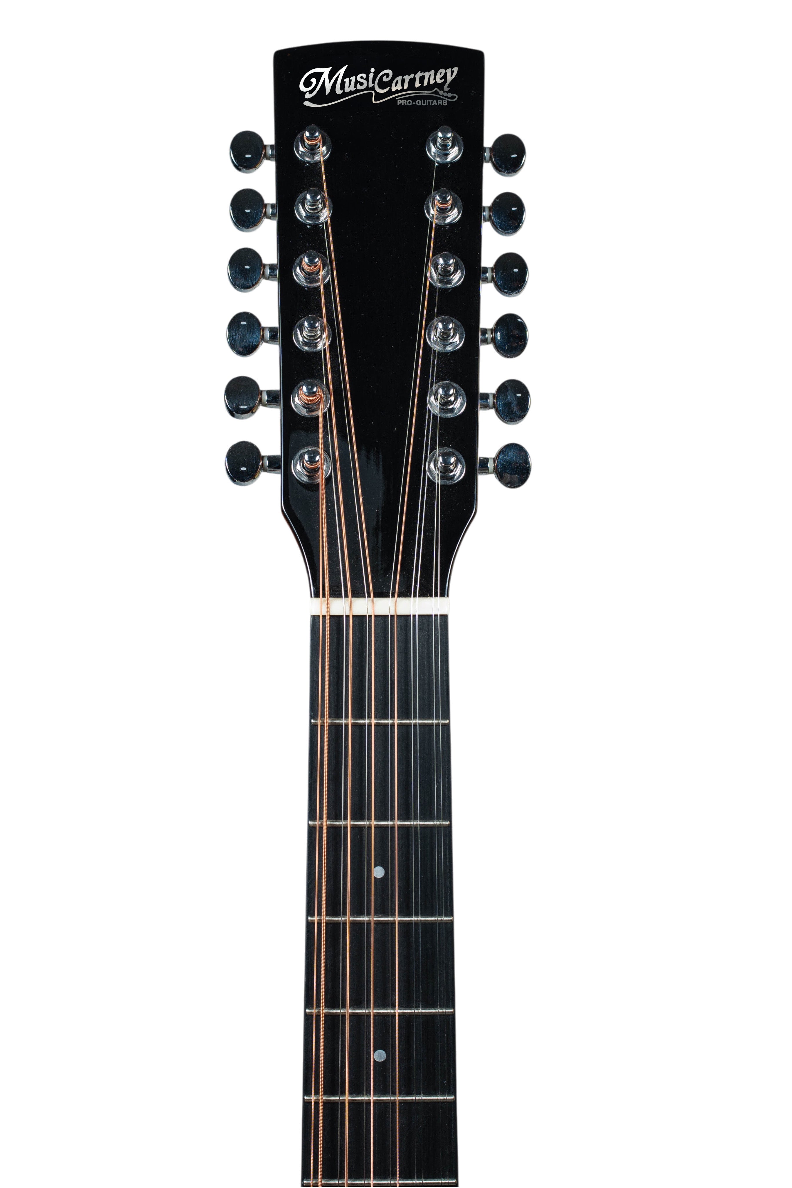 MUSICARTNEY | GUITARRA ELECTROACÚSTICA DE 12 CUERDAS COLOR NATURAL