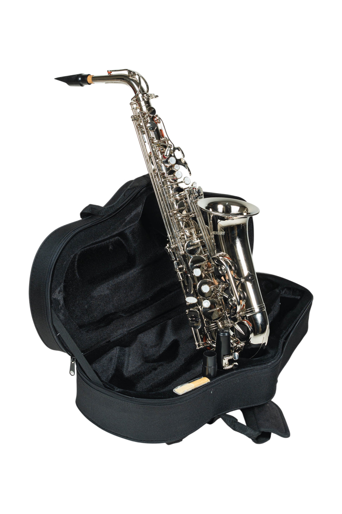MERCURY | SAXOFÓN ALTO NIQUELADA (TONALIDAD E CON LLAVE DE F