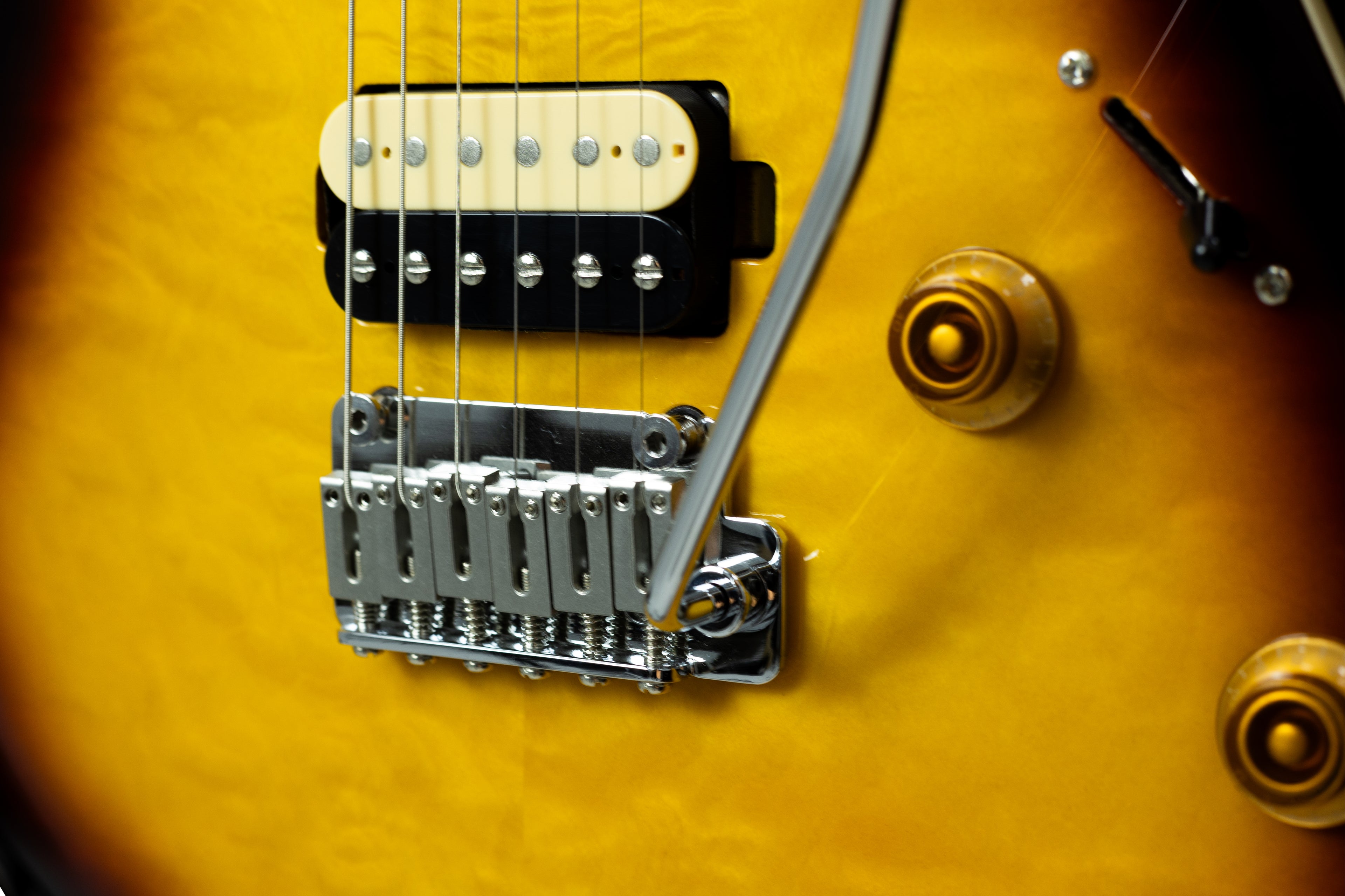 TAGIMA | GUITARRA ELÉCTRICA SIGNATURE CACAU SANTOS COLOR HONEY BURST
