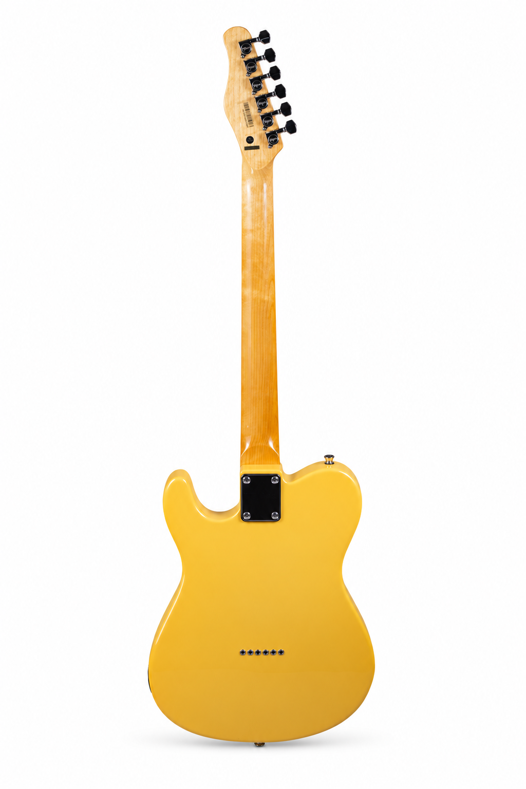 Tagima Guitarra eléctrica TW-55 de 6 cuerdas Butterscotch Bonde con mica negra