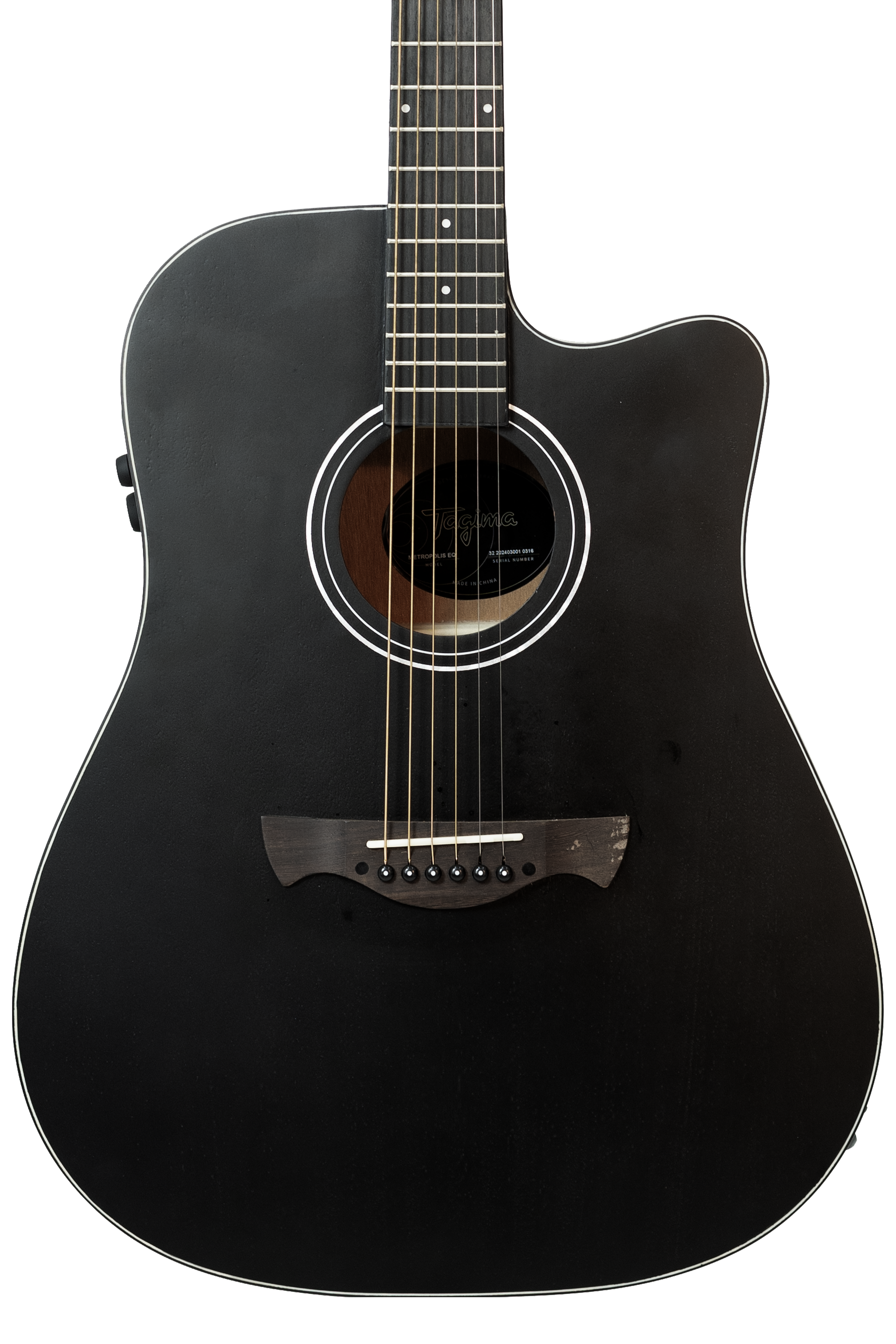 TAGIMA | GUITARRA ELECTROACÚSTICA METROPOLIS-EQ-BKOP-DF