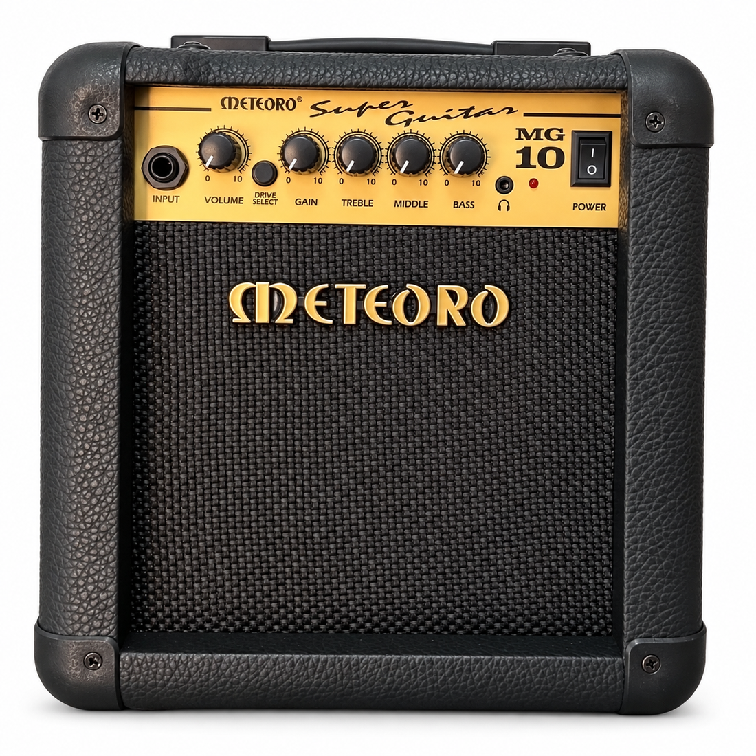 Meteoro Amplificador de guitarra 10 watts con distorsión.