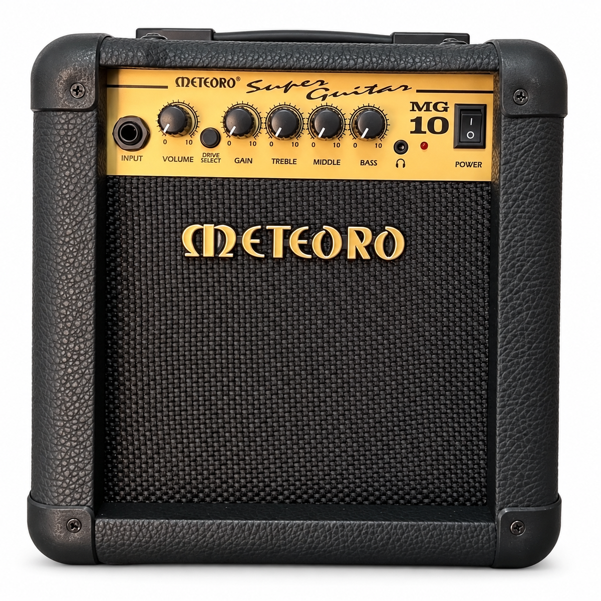 Meteoro Amplificador de guitarra 10 watts con distorsión.
