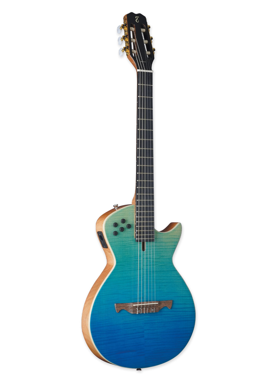 TAGIMA | GUITARRA ELÉCTROACÚSTICA MODENA BLUE CUERDAS NYLON