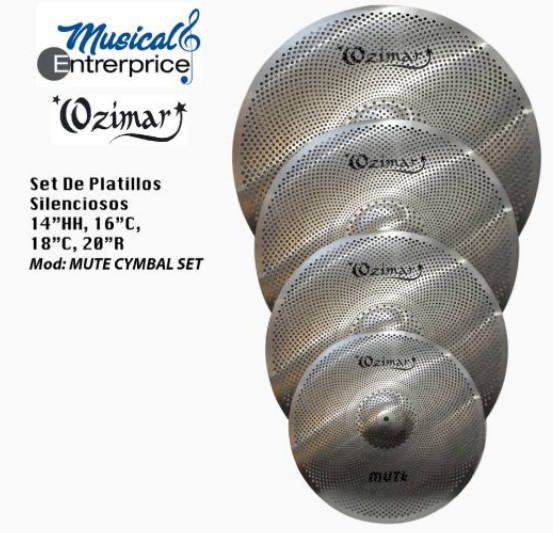 OZIMAR | PLATILLOS MUTE-CYMBAL-SET