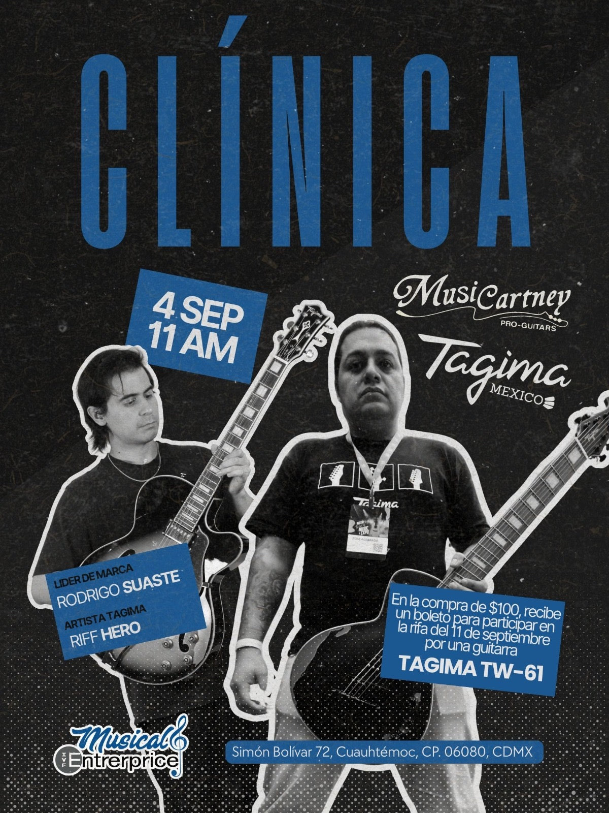 CLÍNICA TAGIMA MX CON RIFF HERO EN BOLÍVAR 72