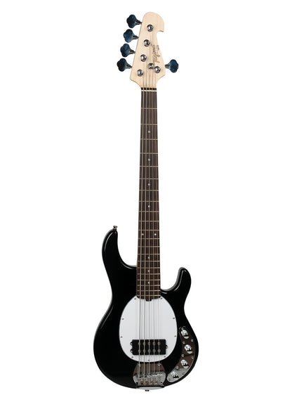 TAGIMA | BAJO ELECTRICO ACTIVO EN COLOR NEGRO CON MICA BLANCA DE 5 CUERDAS TBM-5-BK-DF/WH