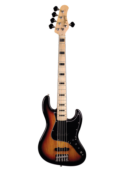 TAGIMA | BAJO ELECTRICO 5 CUERDAS, COLOR SOMBREADO CON MICA NEGRA