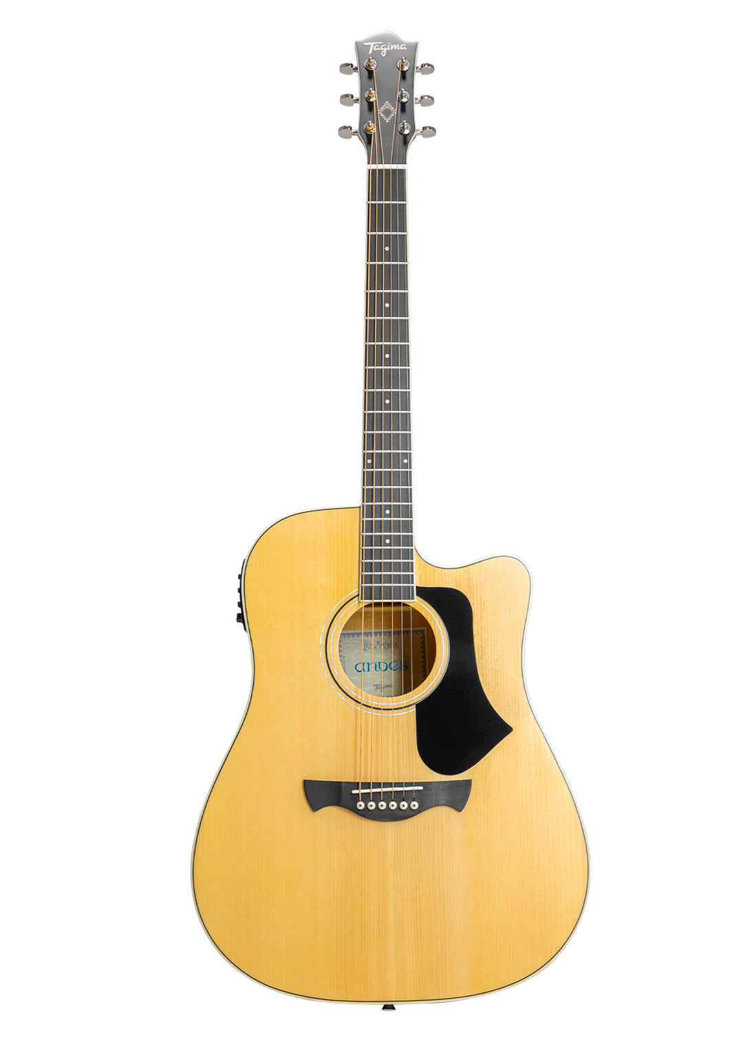 TAGIMA | GUITARRA ELECTROACÚSTICA SERIE LATAM COLOR NATURAL AMBER