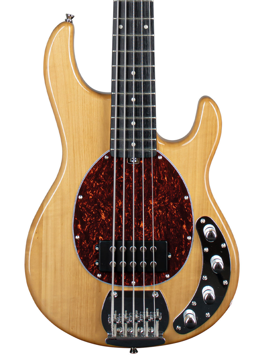 TAGIMA | BAJO ELECTRICO ACTIVO EN COLOR NEGRO CON MICA BLANCA DE 5 CUERDAS