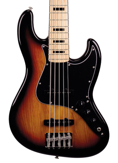 TAGIMA | BAJO ELECTRICO 5 CUERDAS, COLOR SOMBREADO CON MICA NEGRA