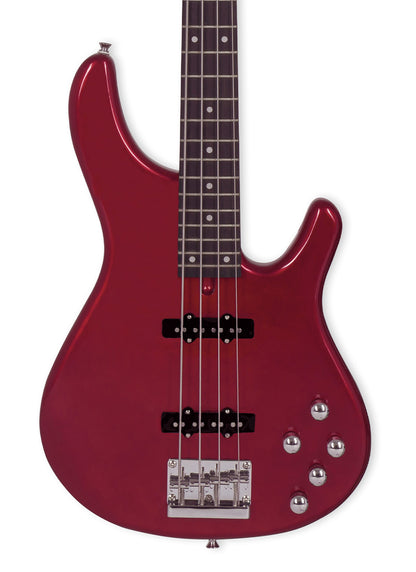 TAGIMA | BAJO DE 4 CUERDAS CLASSIC SERIES COLOR ROJO METÁLICO MILLENIUM