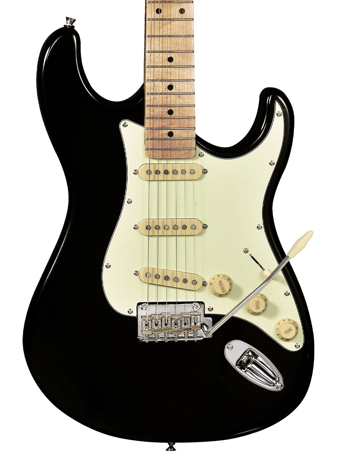 TAGIMA | GUITARRA ELÉCTRICA CUERPO ALDER COLOR NEGRO