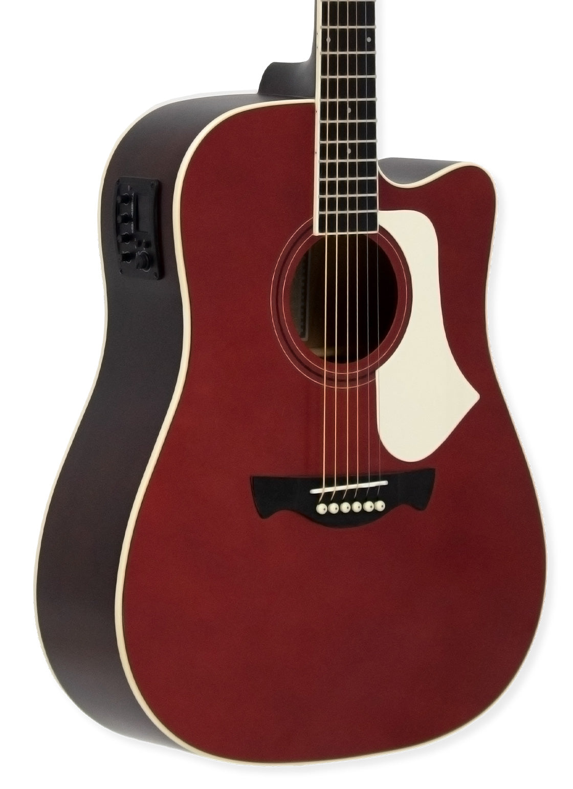TAGIMA | GUITARRA ELECTROACÚSTICA. ANDES.  SERIE LATAM COLOR LAKE CANDY APPLE SATIN
