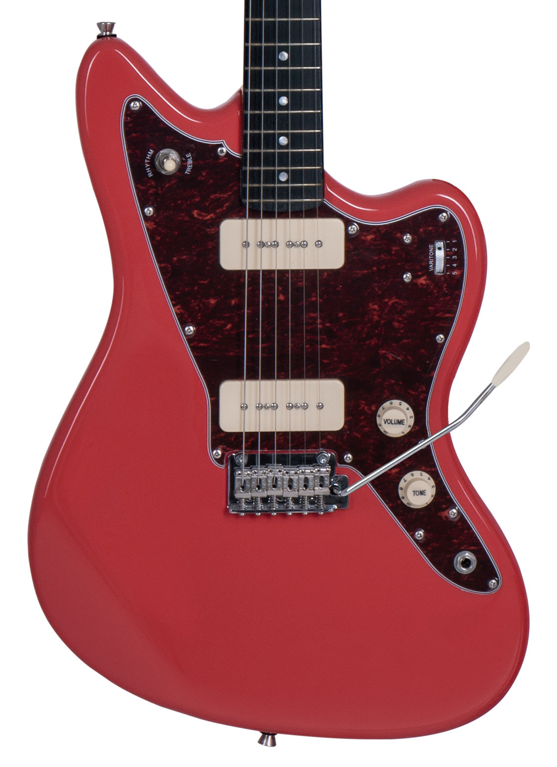 TAGIMA | GUITARRA ELÉCTRICA SERIE TW, COLOR ROJO MICA VINO. TW 61