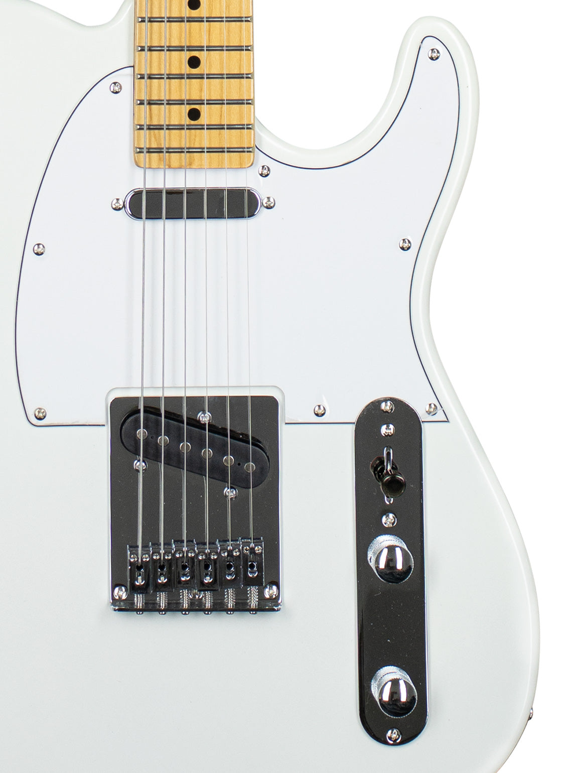 TAGIMA | GUITARRA ELECTRICA SERIE TW,  COLOR BLANCA MICA BLANCA