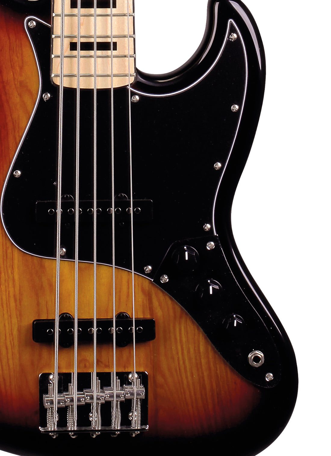 TAGIMA | BAJO ELECTRICO 5 CUERDAS, COLOR SOMBREADO CON MICA NEGRA