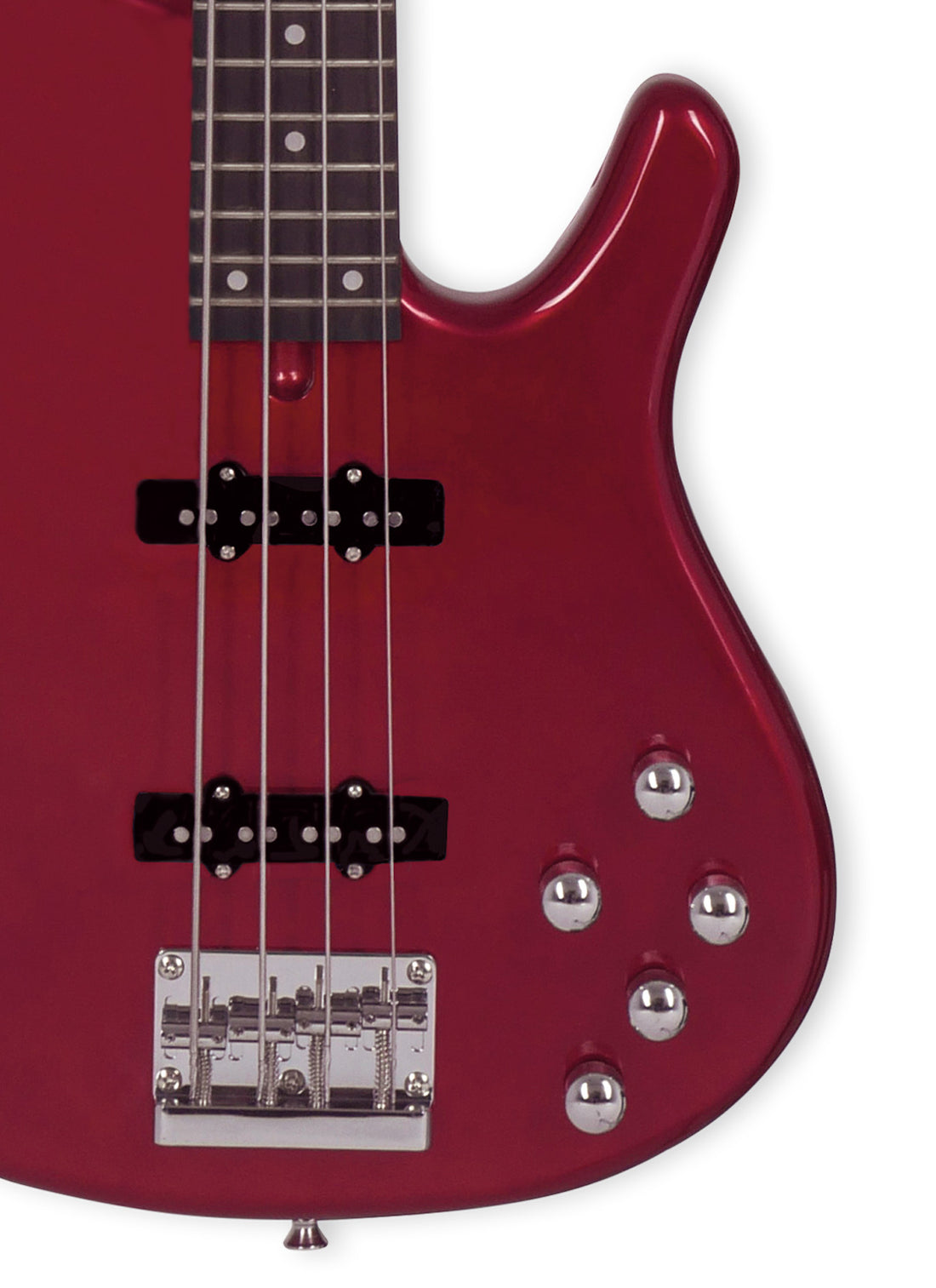 TAGIMA | BAJO DE 4 CUERDAS CLASSIC SERIES COLOR ROJO METÁLICO MILLENIUM