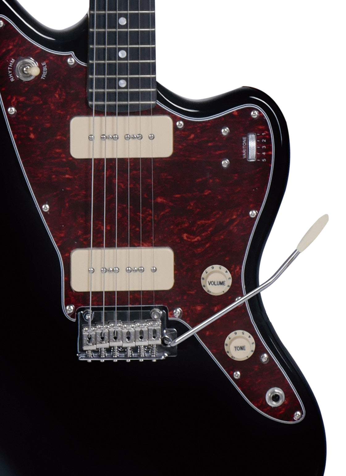 TAGIMA | GUITARRA ELÉCTRICA COLOR NEGRO MICA VINO. TW 61