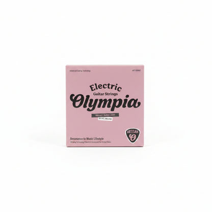 OLYMPIA | CUERDAS PARA GUITARRA ELÉCTRICA CON RECUBRIMIENTO RESISTENTE A LA CORROSIÓN (COATED) CALIBRE .009-.042